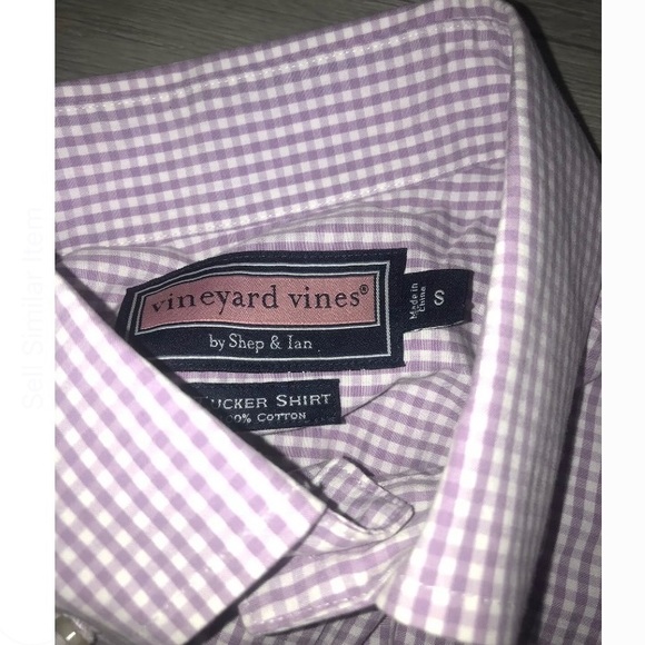 Mens Vineyard Vines Small Long Sleeve Button Down - Picture 3 of 4